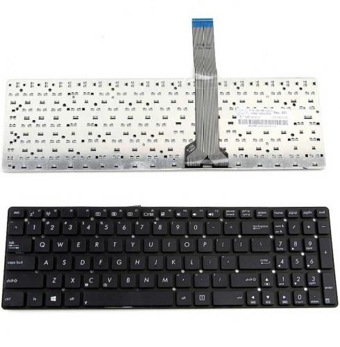 ΠΛΗΚΤΡΟΛΟΓΙΟ ΓΙΑ LAPTOP ASUS K55V WITHOUT FRAME US ΜΑΥΡΟ