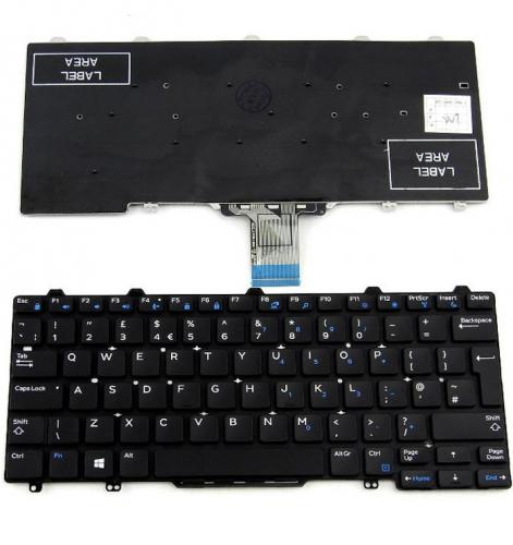 ΠΛΗΚΤΡΟΛΟΓΙΟ ΓΙΑ LAPTOP DELL LATITUBE E5250 WITHOUT FRAME UK ΜΑΥΡΟ