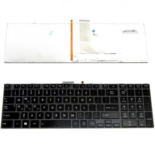 ΠΛΗΚΤΡΟΛΟΓΙΟ ΓΙΑ LAPTOP TOSHIBA P 855 WITH BACKLIGHT US BLACK