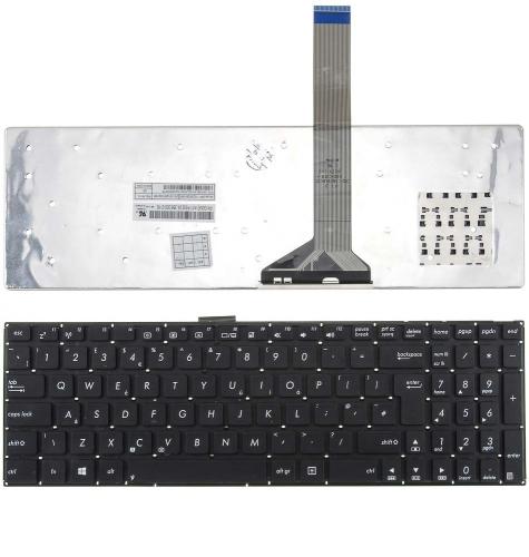 ΠΛΗΚΤΡΟΛΟΓΙΟ ΓΙΑ LAPTOP ASUS K55V WITHOUT FRAME UK BLACK