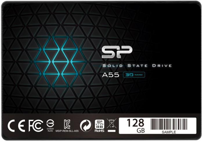 ΔΙΣΚΟΣ SSD SILICON POWER SLIM A55 128GB (SP128GBSS3A55S25)
