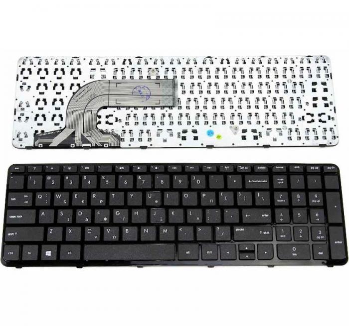 ΠΛΗΚΤΡΟΛΟΓΙΟ ΓΙΑ LAPTOP HP 15-N006 WITH FRAME US/GR BLACK