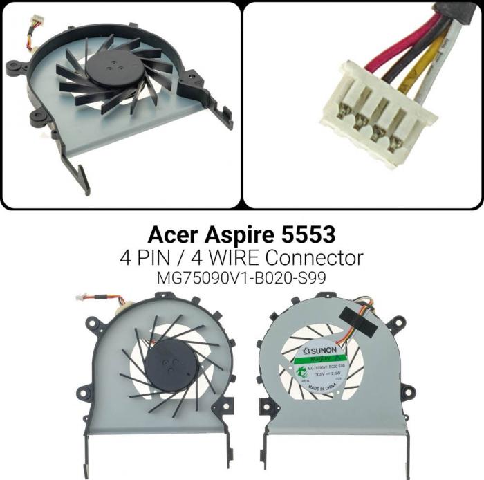 ΑΝΕΜΙΣΤΗΡΑΣ ΓΙΑ LAPTOP ACER ASPIRE 5553 MG75090V1-B020-S99