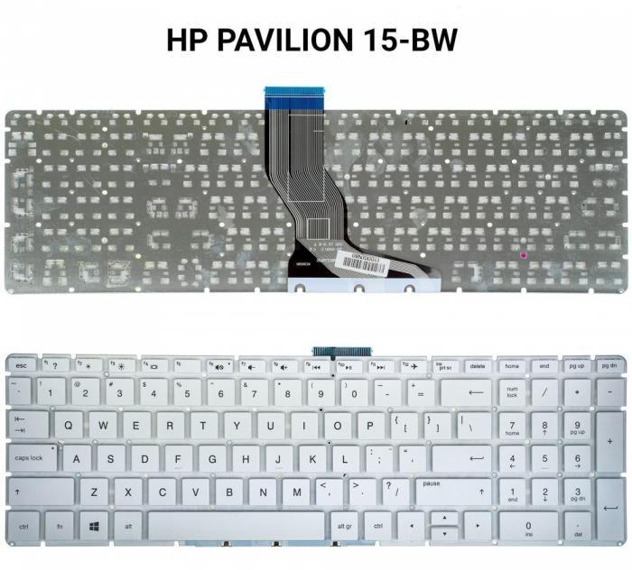 ΠΛΗΚΤΡΟΛΟΓΙΟ ΓΙΑ LAPTOP HP PAVILION 15-BW WITHOUT FRAME US WHITE