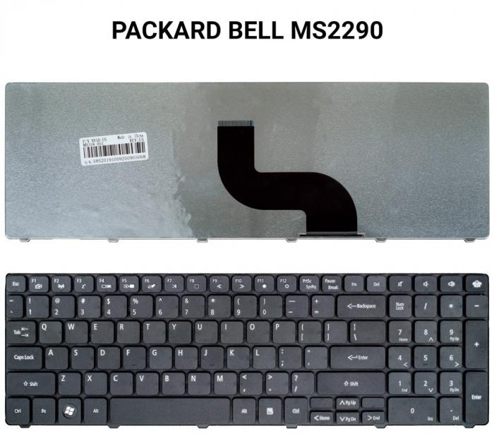ΠΛΗΚΤΡΟΛΟΓΙΟ ΓΙΑ LAPTOP PACKARD BELL TM85 MS2290 NV50A US BLACK