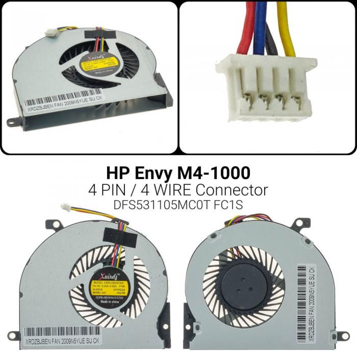 ΑΝΕΜΙΣΤΗΡΑΣ ΓΙΑ LAPTOP LENOVO HP ENVY M4-1000 DFS531105MC0T FC1S