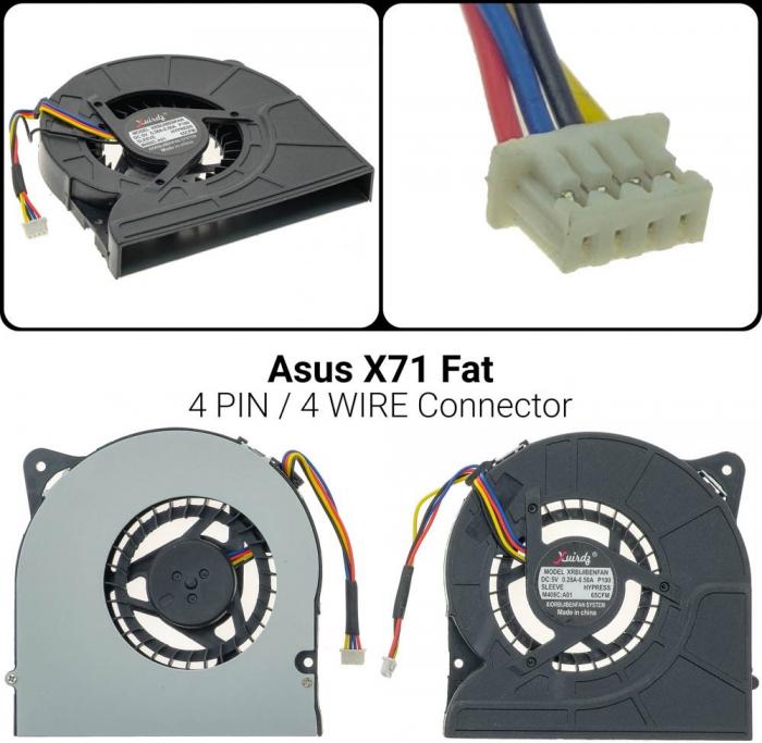 ΑΝΕΜΙΣΤΗΡΑΣ ΓΙΑ LAPTOP ASUS X71 FAT UDQFLZH22DAS KDB0705HB