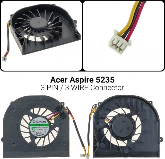 ΑΝΕΜΙΣΤΗΡΑΣ ΓΙΑ LAPTOP ACER ASPIRE 5235 AB6905HX-E03 - DFS531405MC0T