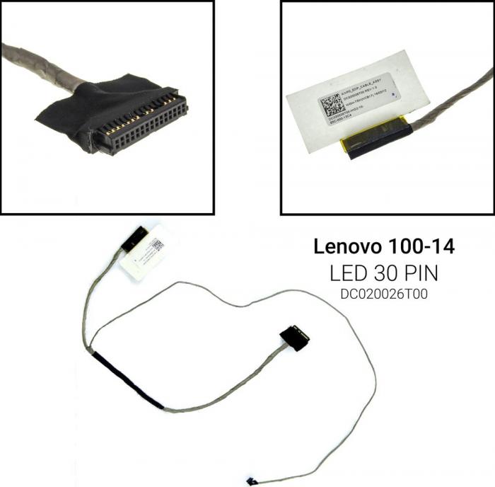 ΚΑΛΩΔΙΟΤΑΙΝΙΑ ΓΙΑ ΟΘΟΝΗ LAPTOP LENOVO 100-14 DC020026T00