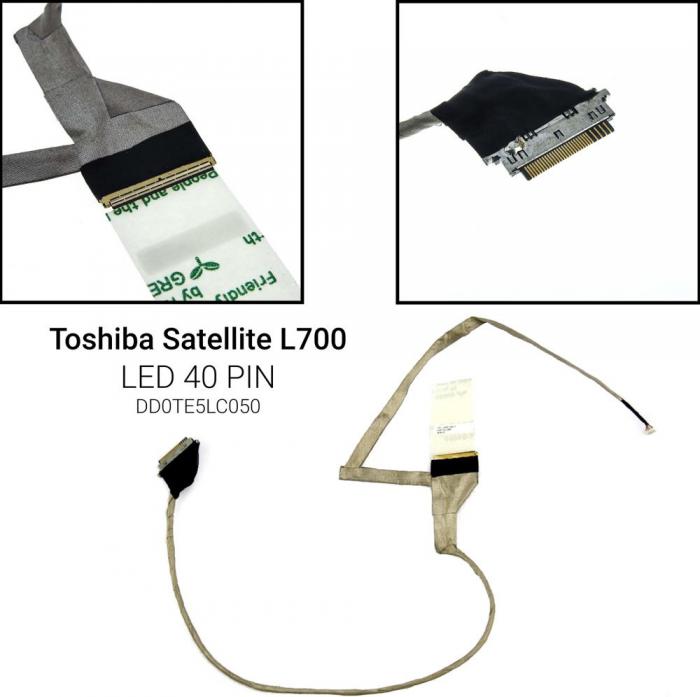 ΚΑΛΩΔΙΟΤΑΙΝΙΑ ΓΙΑ ΟΘΟΝΗ LAPTOP TOSHIBA L700 L745 L745D L740 DD0TE5LC050 DD0R36LC040 TYPE A