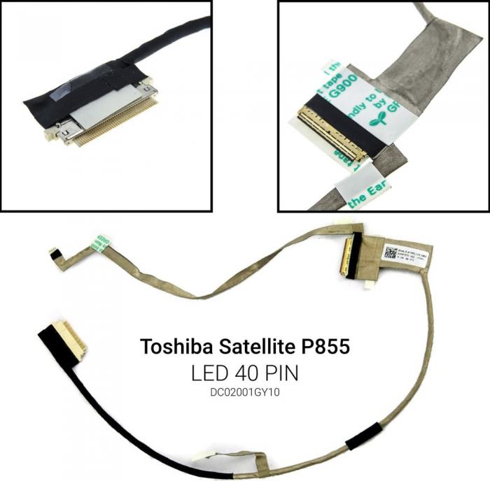 ΚΑΛΩΔΙΟΤΑΙΝΙΑ ΓΙΑ ΟΘΟΝΗ LAPTOP TOSHIBA SATELLITE P850 P855 DC02001GY10