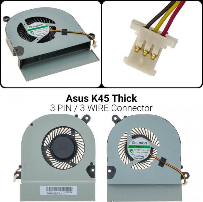 ΑΝΕΜΙΣΤΗΡΑΣ ΓΙΑ LAPTOP ASUS K45 A45VD A85C A85 MF75090V1-C160-G99 THICK