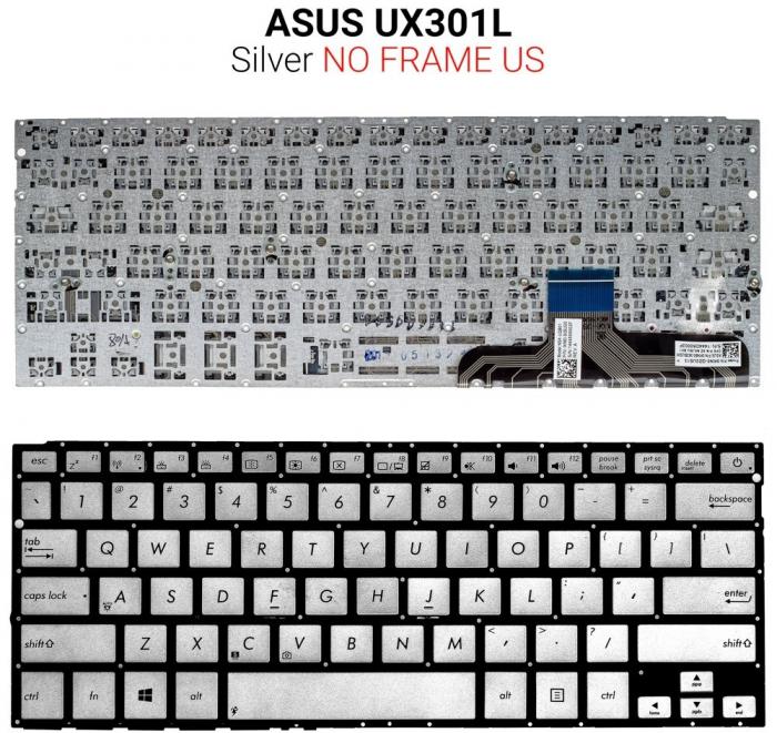 ΠΛΗΚΤΡΟΛΟΓΙΟ ΓΙΑ LAPTOP ASUS UX301L UX301 WITHOUT FRAME US