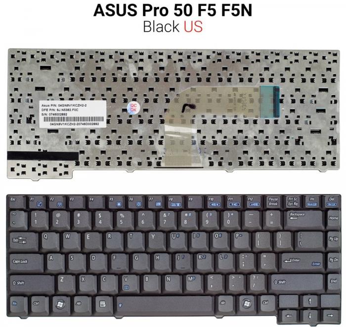 ΠΛΗΚΤΡΟΛΟΓΙΟ ΓΙΑ LAPTOP ASUS PRO 50 F5 F5N US