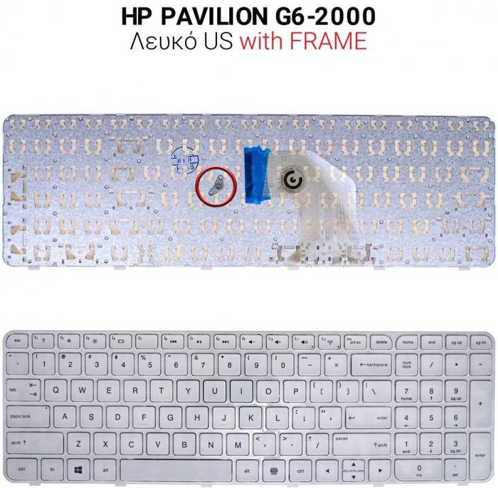 ΠΛΗΚΤΡΟΛΟΓΙΟ ΓΙΑ LAPTOP HP G6-2000 US WHITE