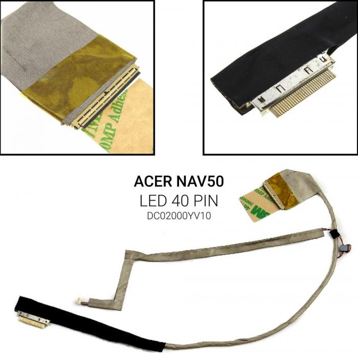 ΚΑΛΩΔΙΟΤΑΙΝΙΑ ΓΙΑ ΟΘΟΝΗ LAPTOP ACER NAV50 ASPIRE ONE 522 522H 532 532H DC02000YV10
