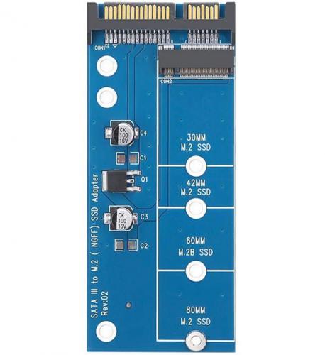 ΜΕΤΑΤΡΟΠΕΑΣ POWERTECH ΣΚΛΗΡΟΥ ΔΙΣΚΟΥ M.2 ΣΕ SATA TOOL-0019