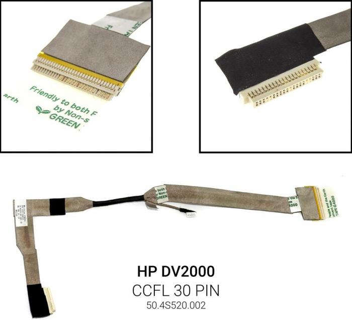 ΚΑΛΩΔΙΟΤΑΙΝΙΑ ΓΙΑ ΟΘΟΝΗ LAPTOP HP DV2000 DV2100 DV2600 DV2700 50.4S520.002