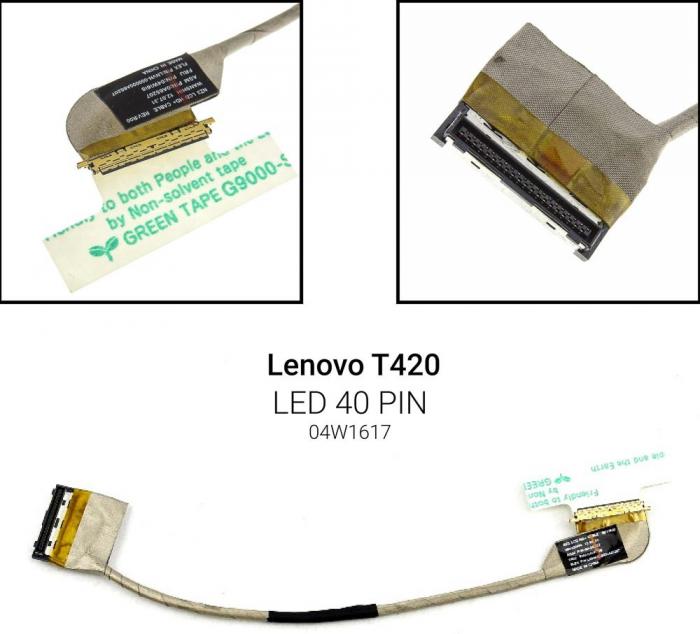 ΚΑΛΩΔΙΟΤΑΙΝΙΑ ΓΙΑ ΟΘΟΝΗ LAPTOP LENOVO T420 T420I T430 T430I HIGH RESOLUTION 0A65207