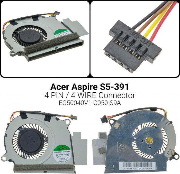 ΑΝΕΜΙΣΤΗΡΑΣ ΓΙΑ LAPTOP ACER ASPIRE S5-391 S5-391-53314 S5-391 EG50040V1-C050-S9A