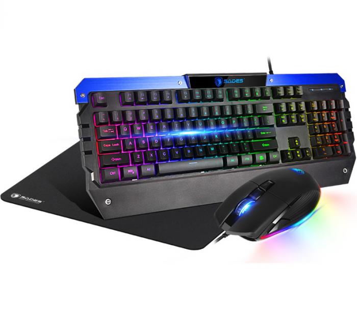 SET GAMING SADES SA-D10 US RGB BLACK