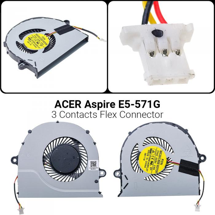 ΑΝΕΜΙΣΤΗΡΑΣ ΓΙΑ LAPTOP ACER ASPIRE E5-571G DFS561405L0T EF75070S1-C12