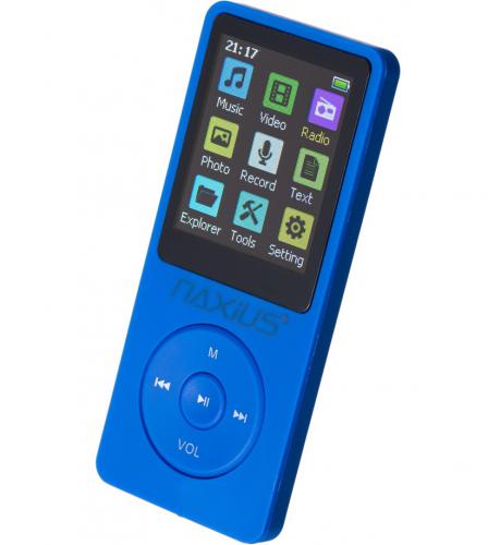 MP4 PLAYER NAXIUS MP-10 BLUE