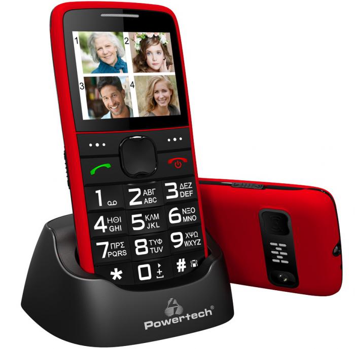 ΚΙΝΗΤΟ ΤΗΛΕΦΩΝΟ POWERTECH SENTRY ECO PTM-25 RED