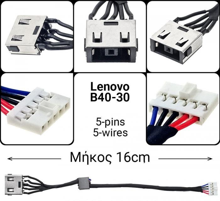 ΒΥΣΜΑ ΤΡΟΦΟΔΟΣΙΑΣ ΓΙΑ LAPTOP LENOVO B40-30 16cm