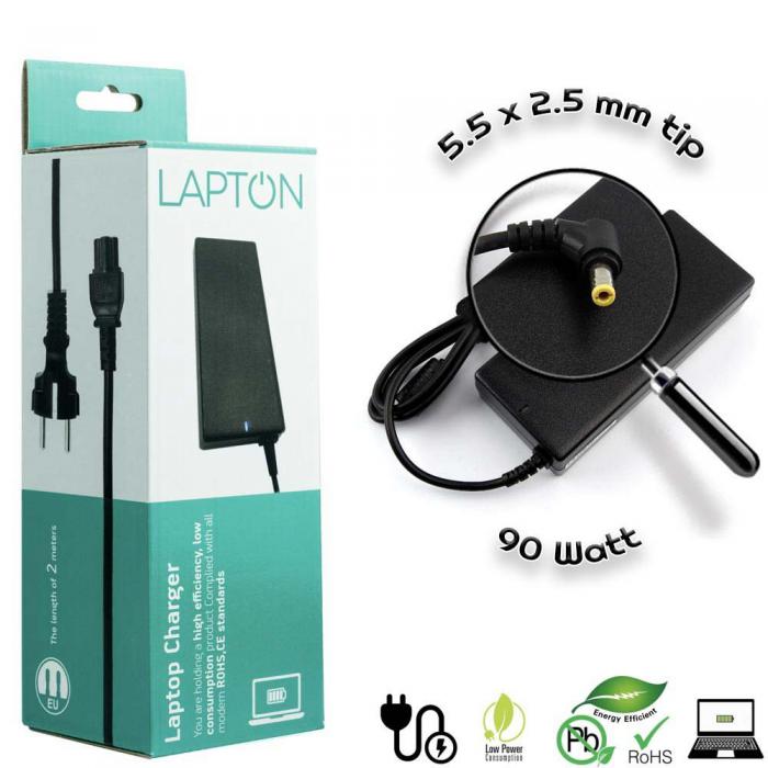ΦΟΡΤΙΣΤΗΣ LAPTON ΓΙΑ LAPTOP TOSHIBA 19V - 4.74A - 90W AC15