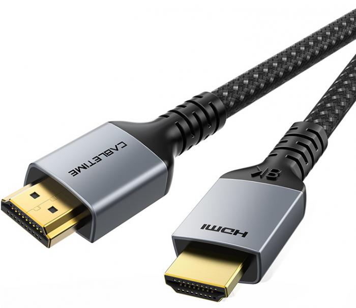 ΚΑΛΩΔΙΟ CABLETIME HDMI 2.1 HM8K 8K/60HZ 3M BLACK 5210131039069