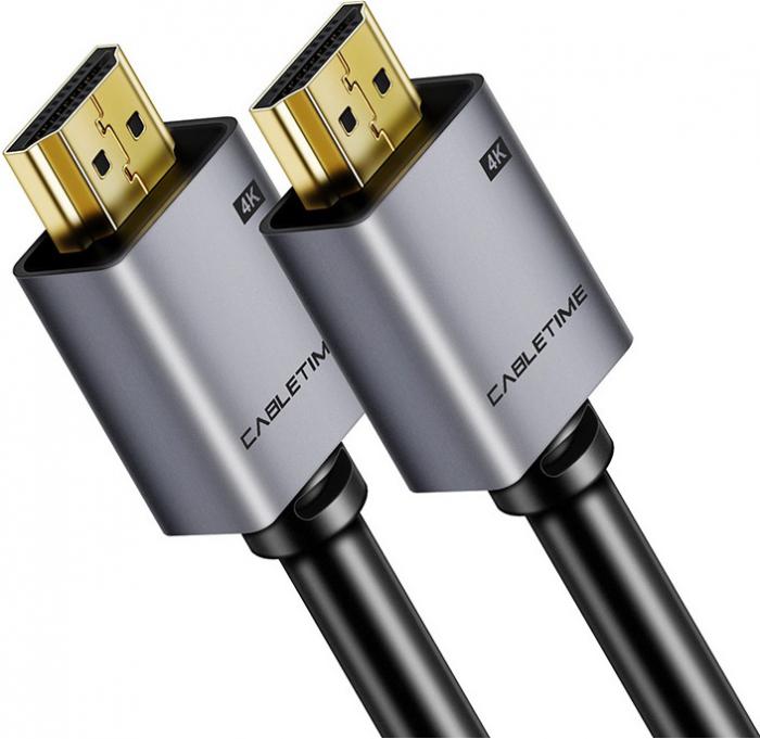 ΚΑΛΩΔΙΟ CABLETIME HDMI 2.0 AV566 4K/60HZ 3M BLACK 5210131039113