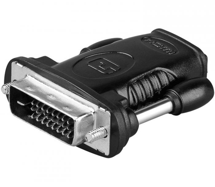 ΑΝΤΑΠΤΟΡΑΣ GOOBAY HDMI ΣΕ DVI-D DUAL-LINK 24+1 BLACK 68482
