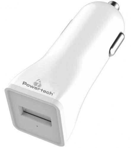 ΦΟΡΤΙΣΤΗΣ ΑΥΤΟΚΙΝΗΤΟΥ POWERTECH PT-762 1X USB 1A WHITE