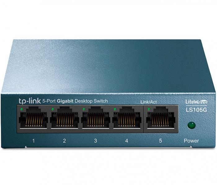 SWITCH TP-LINK LS105G 5-PORT 10/100/1000MBPS VER. 1.0