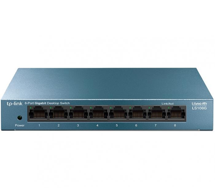 SWITCH TP-LINK LS108G 8-PORT 10/100/1000MBPS Ver. 1.0