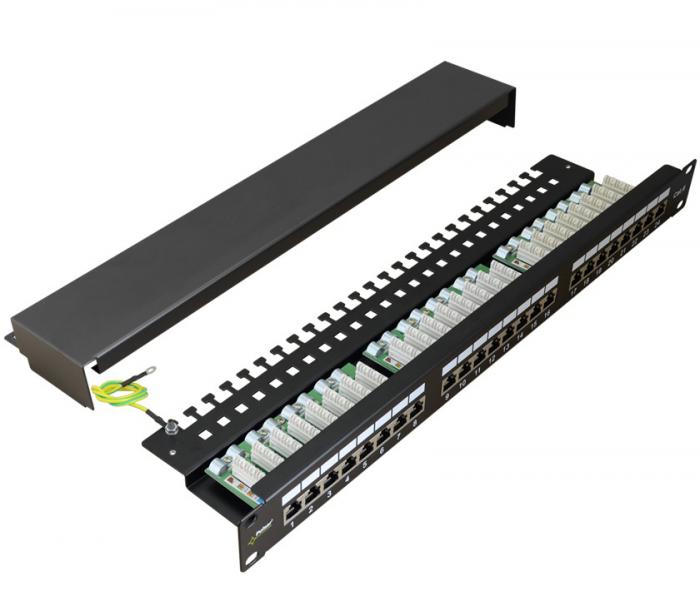 PATCH PANEL PULSAR RP-F24V6 24-PORT FTP CAT 6 1U
