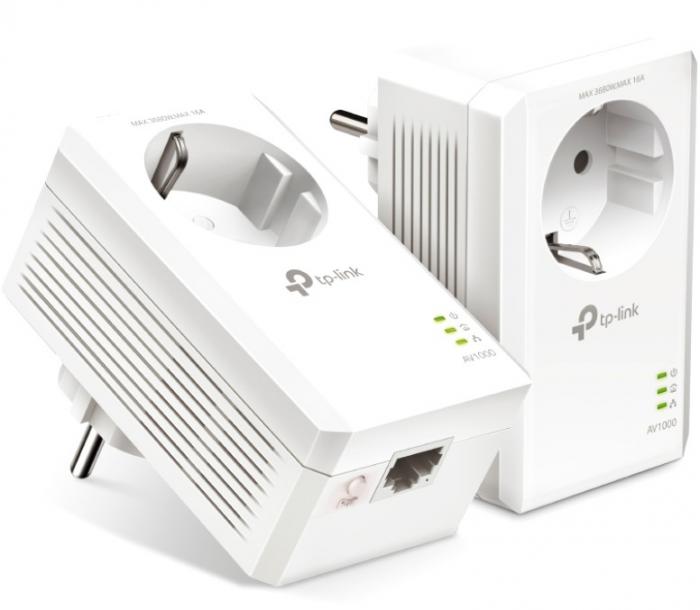 POWERLINE KIT TP-LINK TL-PA7017P PASSTHROUGH AV100 GIGABIT VER. 4.0