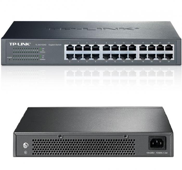 SWITCH TP-LINK TL-SG1024D VER. 6.1