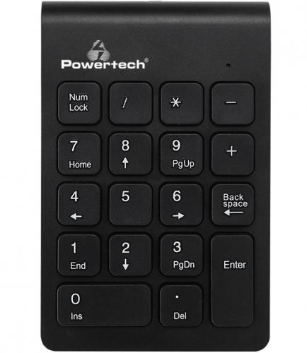 ΑΣΥΡΜΑΤΟ ΠΛΗΚΤΡΟΛΟΓΙΟ ΑΡΙΘΜΗΤΙΚΟ POWERTECH PT-939 BLACK