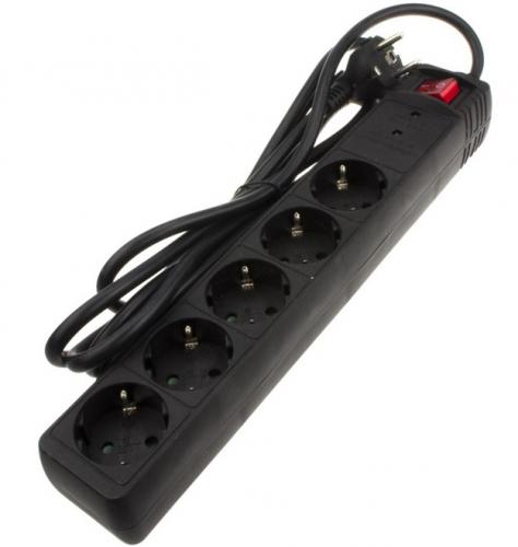 ΠΟΛΥΜΠΡΙΖΟ POWERTECH PT-881 5X SCHUKO 16A 1.5M BLACK