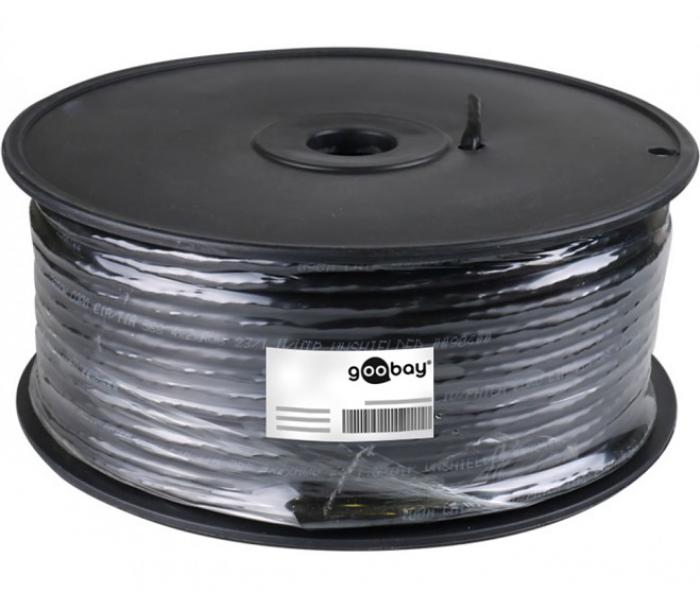 ΚΑΛΩΔΙΟ ΔΙΚΤΥΟΥ GOOBAY F/UTP CAT 5e 57294 100M BLACK
