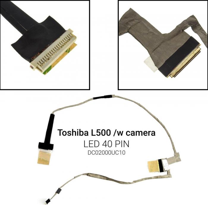 ΚΑΛΩΔΙΟΤΑΙΝΙΑ ΓΙΑ ΟΘΟΝΗ LAPTOP TOSHIBA L500 LED VERSION DC02000UC10