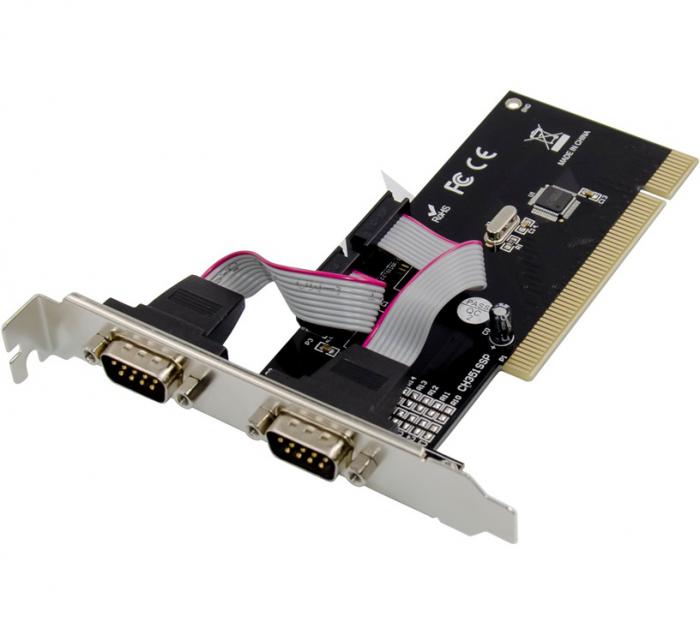 ΚΑΡΤΑ ΕΠΕΚΤΑΣΗΣ POWERTECH PCI ΣΕ 2x SERIAL ST320