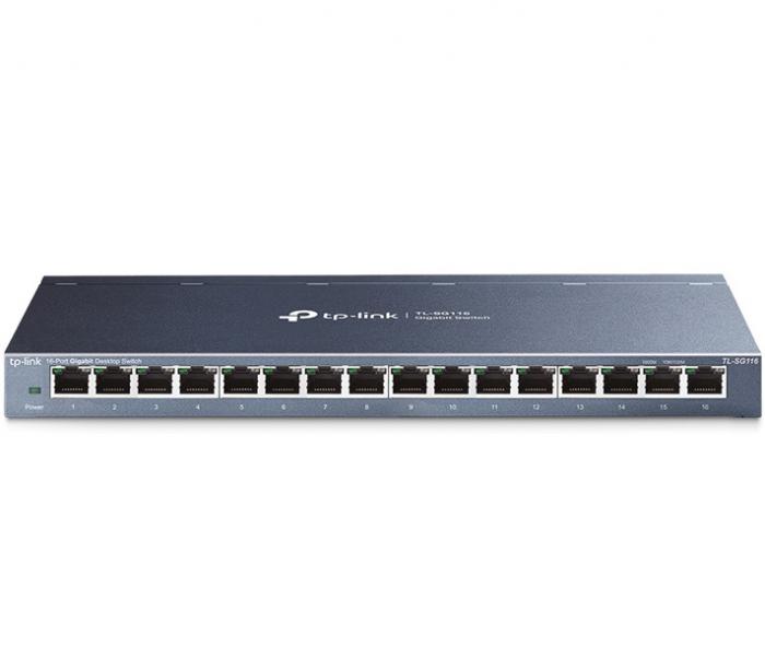 SWITCH TP-LINK TL-SG116 16 PORT 10/100/1000Mbps VER. 1.0
