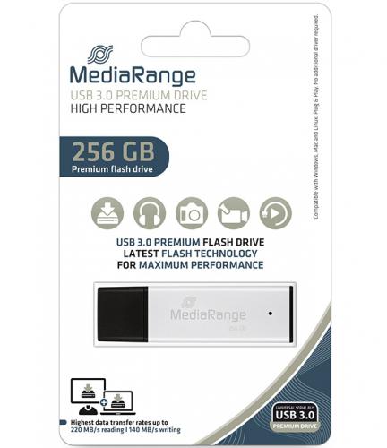 FLASH DRIVE MEDIARANGE USB 3.0 256GB (MR1903)