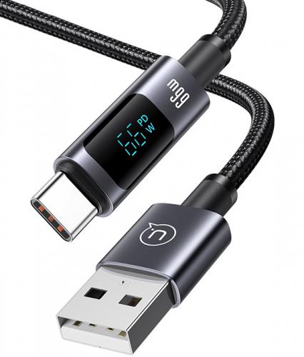 ΚΑΛΩΔΙΟ ΣΥΝΔΕΣΗΣ USB-C ΣΕ USB USAMS US-SJ673 66W 1.2M BLACK