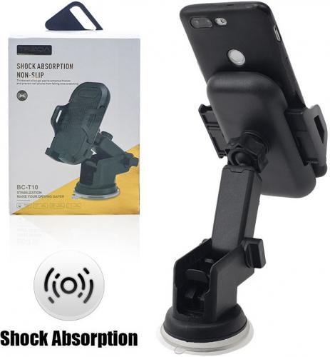 ΒΑΣΗ ΓΙΑ SMARTPHONE TREQA SHOCK ABSORTION NON-SLIP BC-T10 BLACK