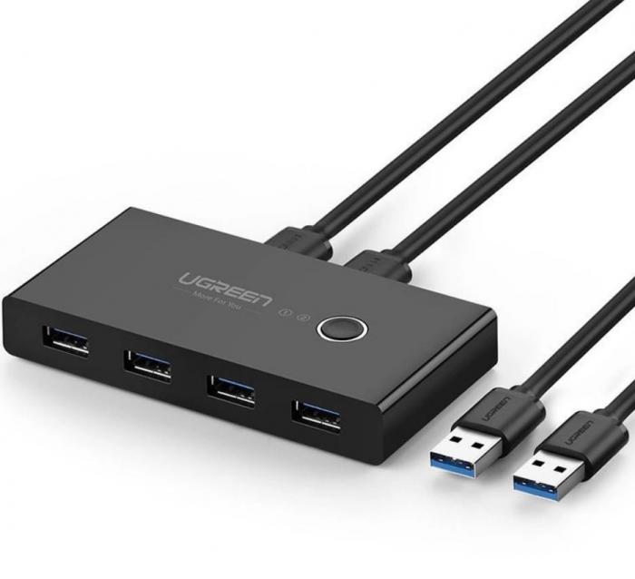 USB SWITCH UGREEN 30768B BLACK