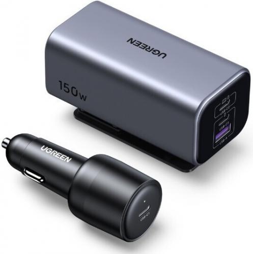 ΦΟΡΤΙΣΤΗΣ ΑΥΤΟΚΙΝΗΤΟΥ UGREEN EC706 USB 2x USB-C 150W 35571